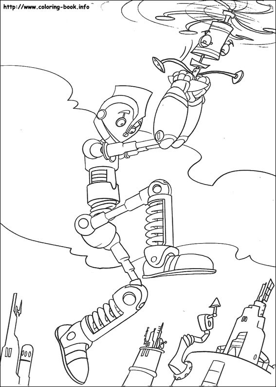 Roboty kolorowanki